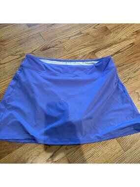 LANDS END WOMENS PURPLE SWIM SKORT SKIRT SIZE 12